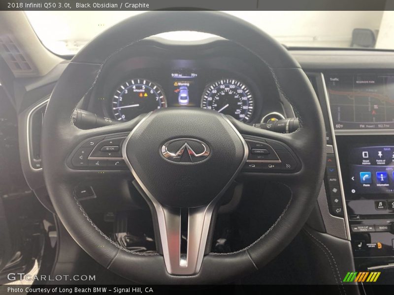 Black Obsidian / Graphite 2018 Infiniti Q50 3.0t