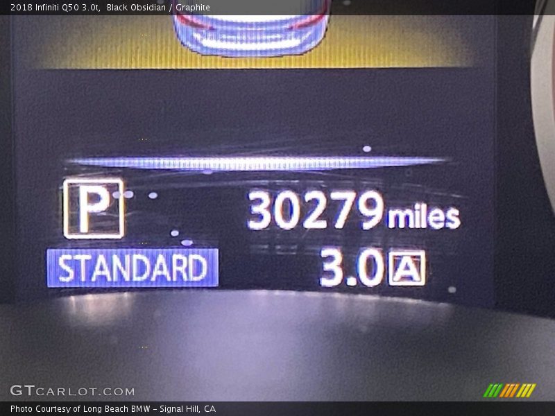 Black Obsidian / Graphite 2018 Infiniti Q50 3.0t