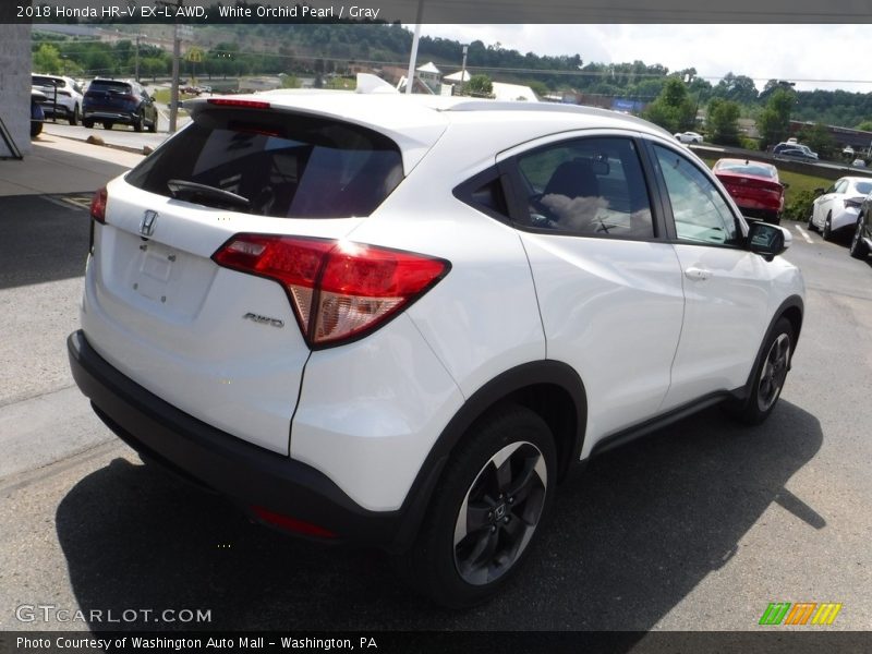 White Orchid Pearl / Gray 2018 Honda HR-V EX-L AWD