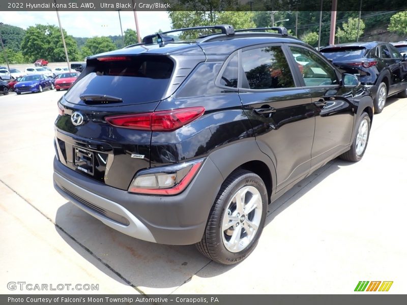 Ultra Black / Gray/Black 2022 Hyundai Kona SEL AWD