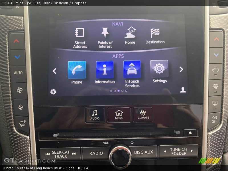 Black Obsidian / Graphite 2018 Infiniti Q50 3.0t