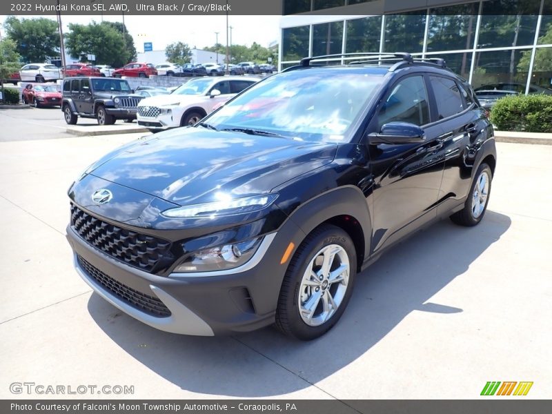Ultra Black / Gray/Black 2022 Hyundai Kona SEL AWD