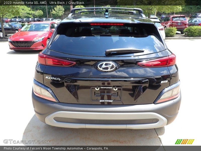 Ultra Black / Gray/Black 2022 Hyundai Kona SEL AWD
