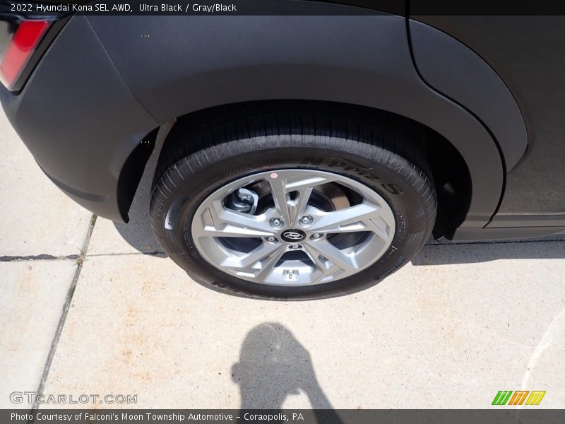 Ultra Black / Gray/Black 2022 Hyundai Kona SEL AWD