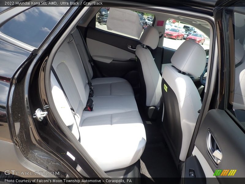 Rear Seat of 2022 Kona SEL AWD