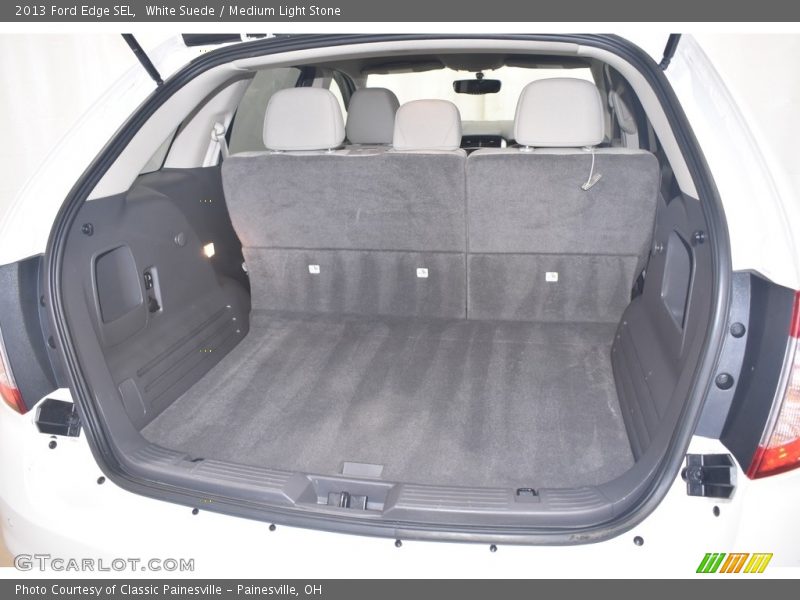 White Suede / Medium Light Stone 2013 Ford Edge SEL