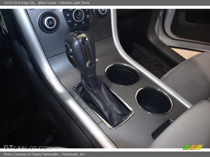 White Suede / Medium Light Stone 2013 Ford Edge SEL