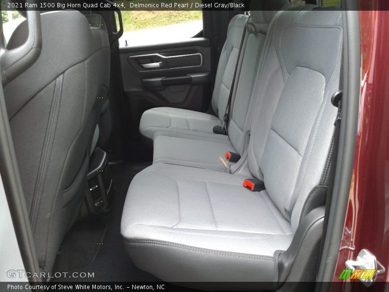 Rear Seat of 2021 1500 Big Horn Quad Cab 4x4