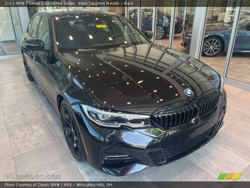 Black Sapphire Metallic / Black 2021 BMW 3 Series 330i xDrive Sedan