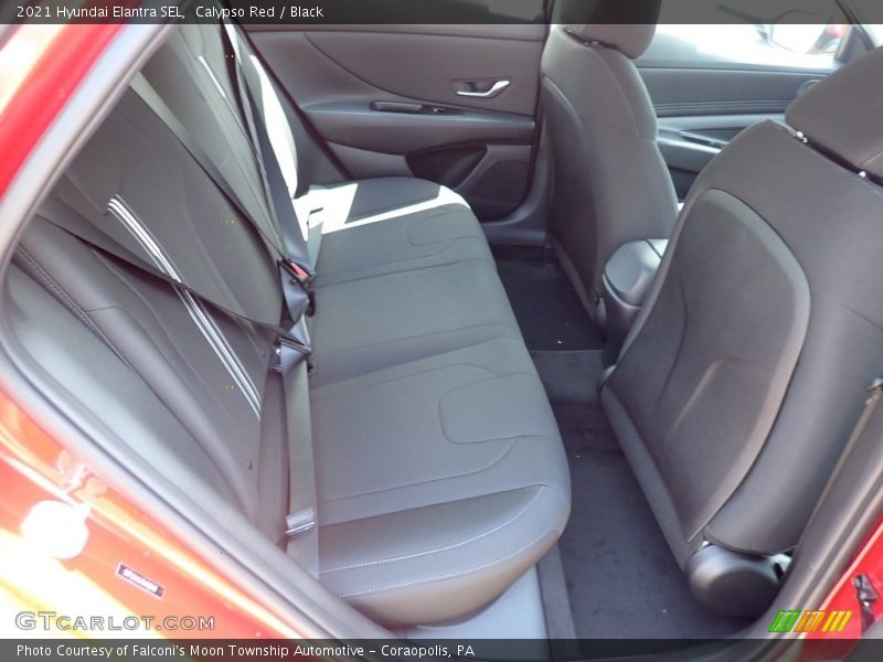 Calypso Red / Black 2021 Hyundai Elantra SEL