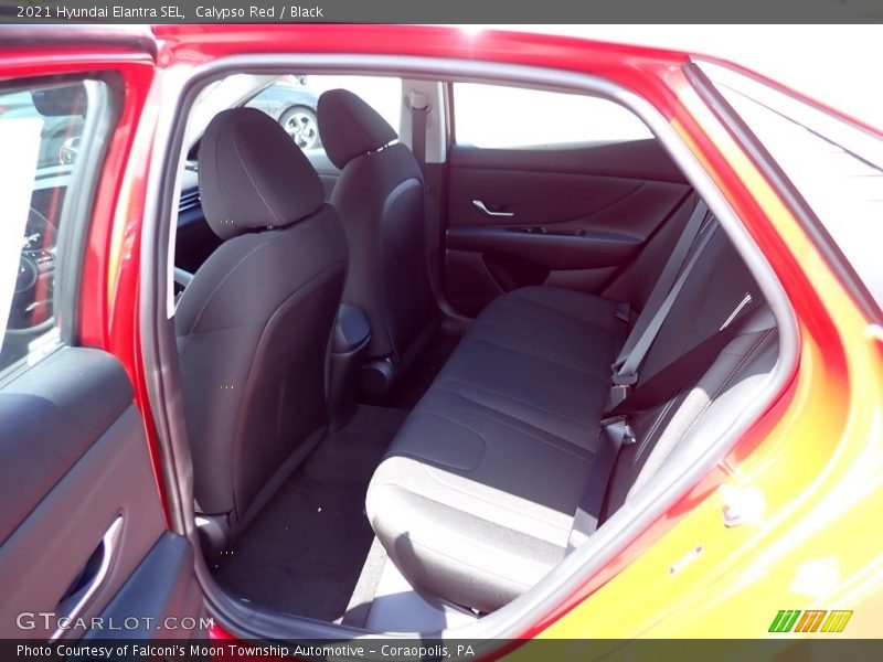Calypso Red / Black 2021 Hyundai Elantra SEL