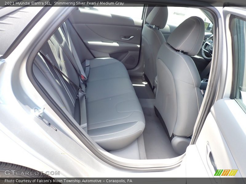 Shimmering Silver Pearl / Medium Gray 2021 Hyundai Elantra SEL