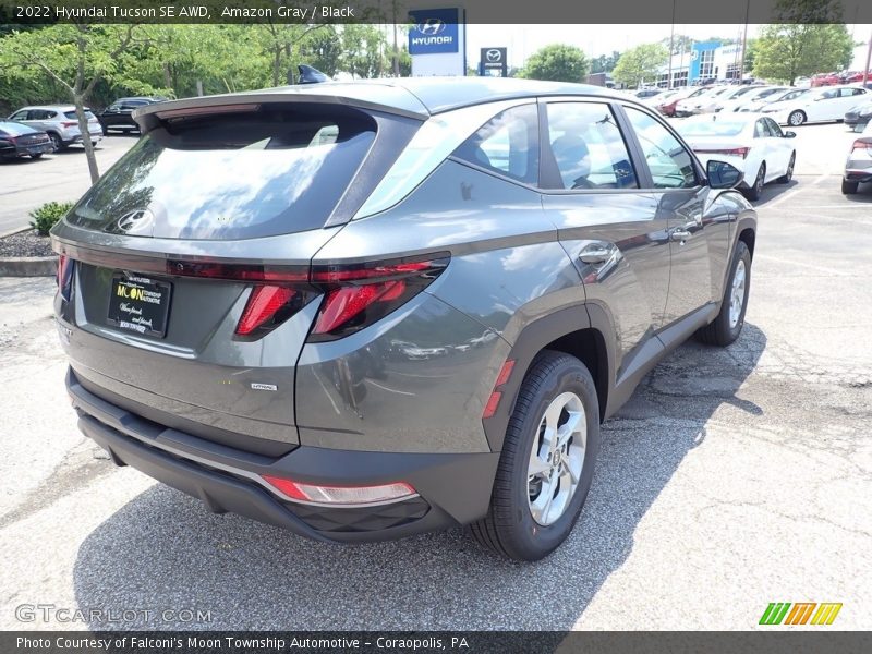 Amazon Gray / Black 2022 Hyundai Tucson SE AWD