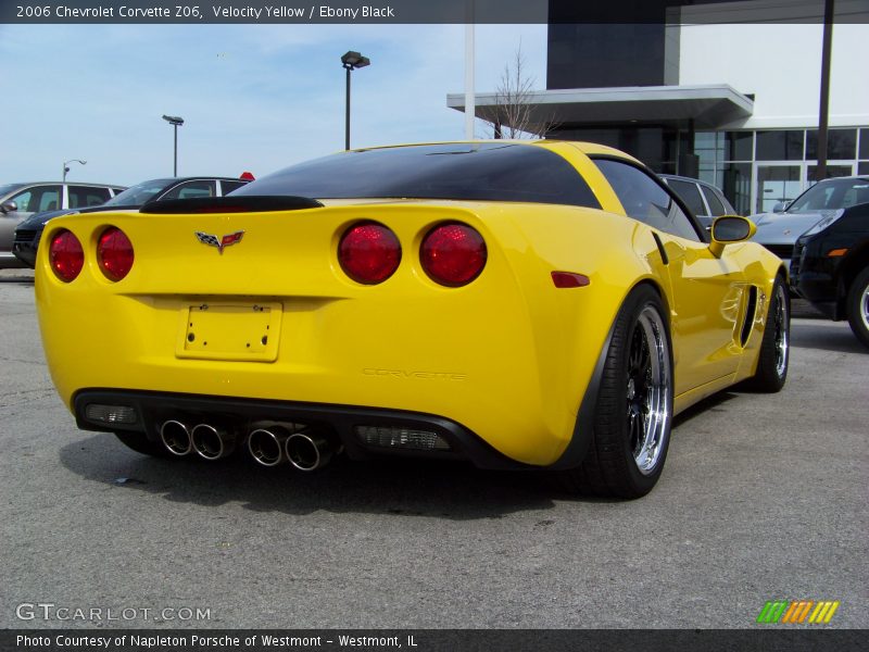 Velocity Yellow / Ebony Black 2006 Chevrolet Corvette Z06