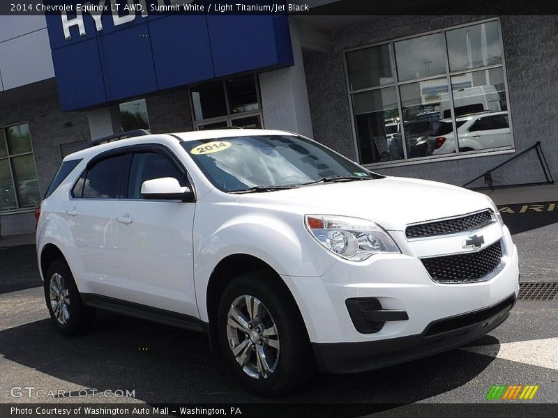 Summit White / Light Titanium/Jet Black 2014 Chevrolet Equinox LT AWD