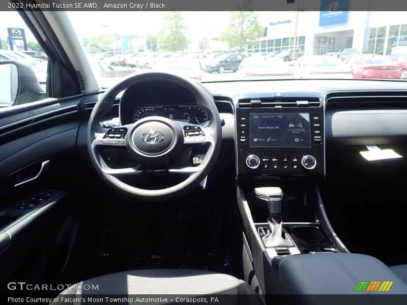 Amazon Gray / Black 2022 Hyundai Tucson SE AWD