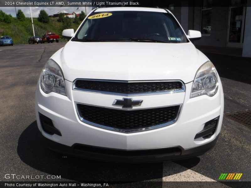 Summit White / Light Titanium/Jet Black 2014 Chevrolet Equinox LT AWD