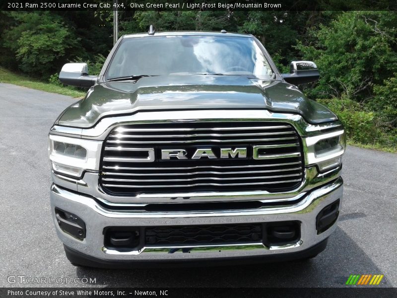 Olive Green Pearl / Light Frost Beige/Mountain Brown 2021 Ram 2500 Laramie Crew Cab 4x4