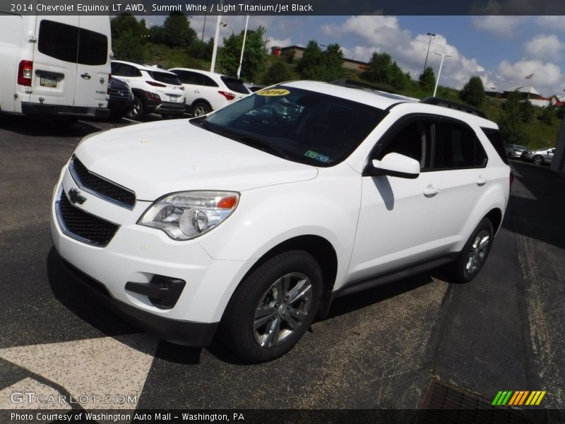 Summit White / Light Titanium/Jet Black 2014 Chevrolet Equinox LT AWD