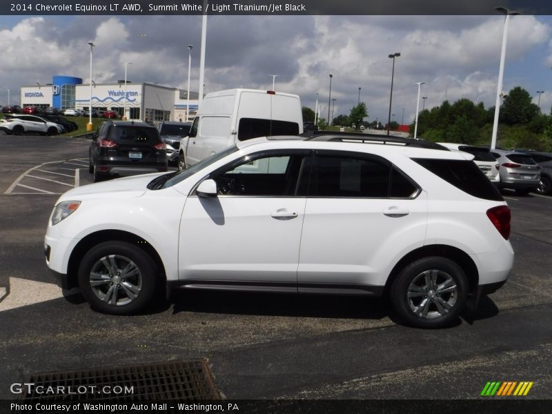 Summit White / Light Titanium/Jet Black 2014 Chevrolet Equinox LT AWD