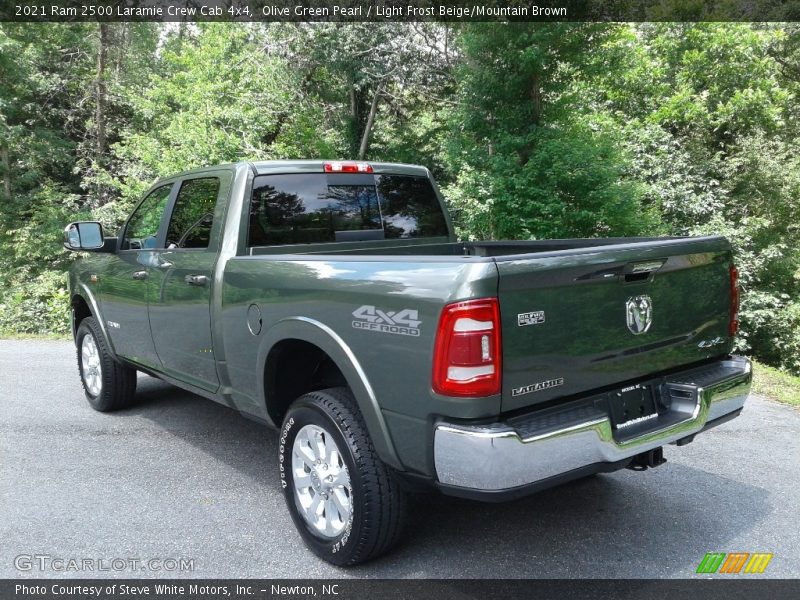 Olive Green Pearl / Light Frost Beige/Mountain Brown 2021 Ram 2500 Laramie Crew Cab 4x4