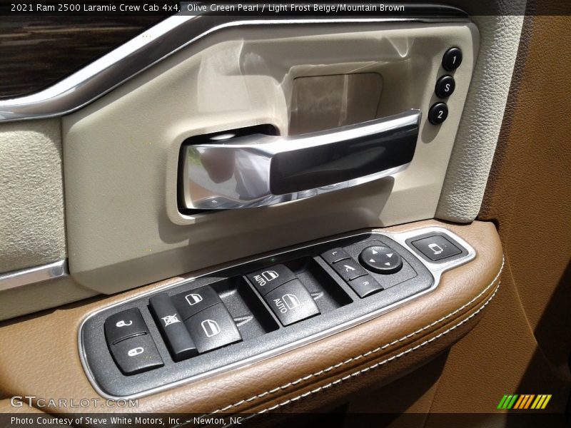 Controls of 2021 2500 Laramie Crew Cab 4x4