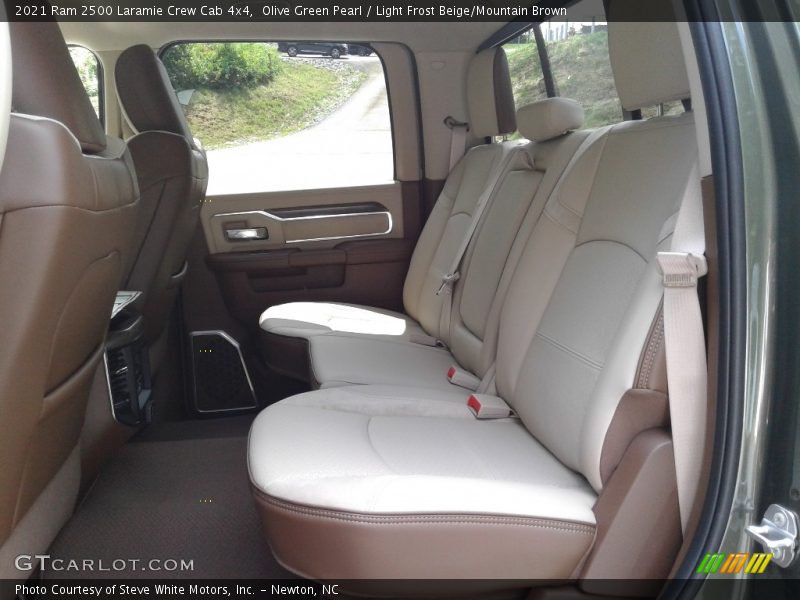 Rear Seat of 2021 2500 Laramie Crew Cab 4x4