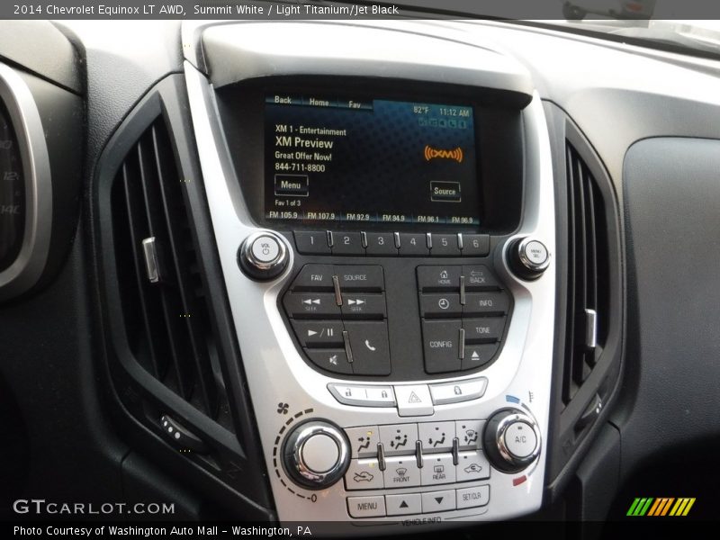 Summit White / Light Titanium/Jet Black 2014 Chevrolet Equinox LT AWD