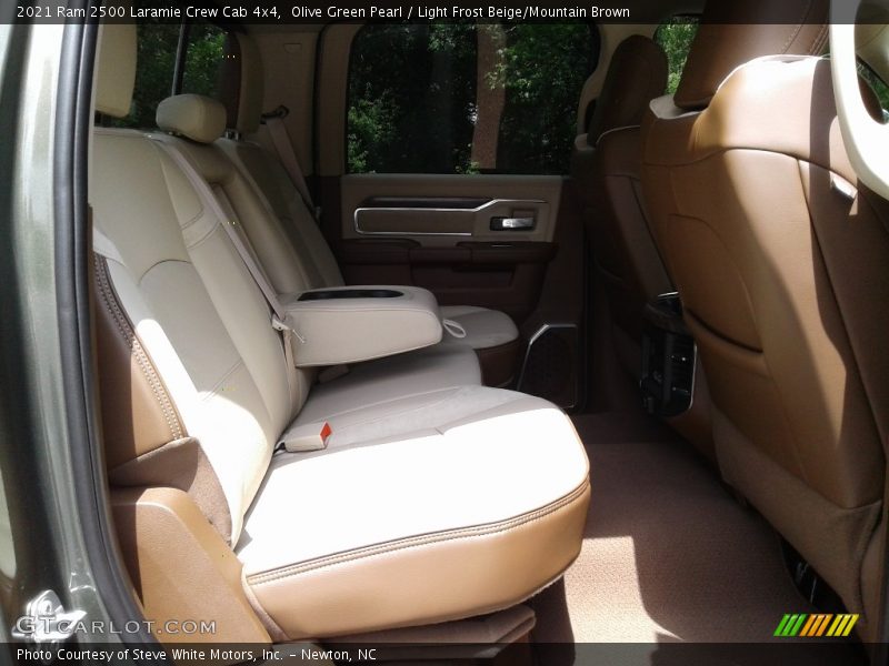 Rear Seat of 2021 2500 Laramie Crew Cab 4x4
