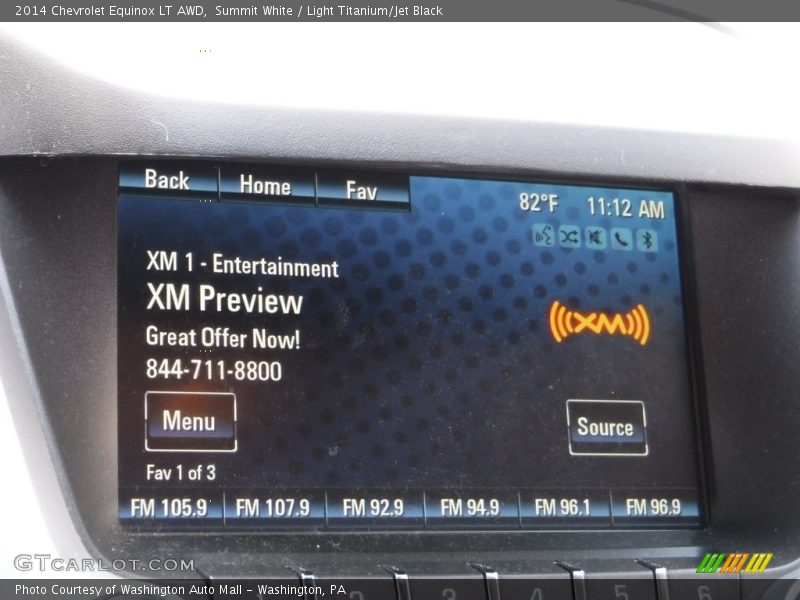 Summit White / Light Titanium/Jet Black 2014 Chevrolet Equinox LT AWD