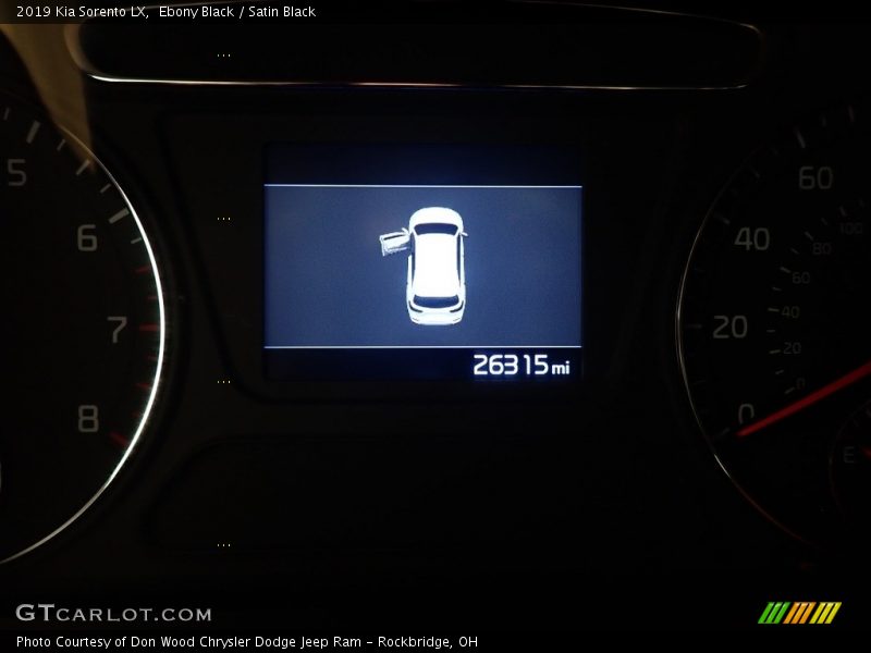 Ebony Black / Satin Black 2019 Kia Sorento LX