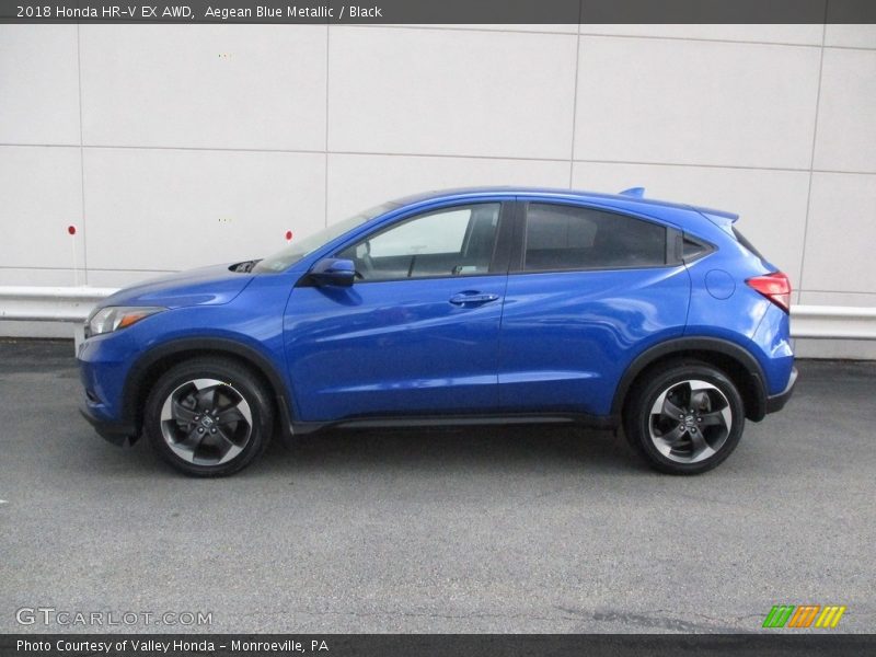  2018 HR-V EX AWD Aegean Blue Metallic