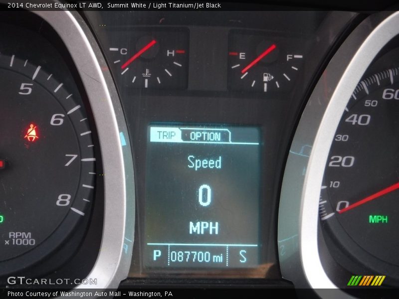 Summit White / Light Titanium/Jet Black 2014 Chevrolet Equinox LT AWD