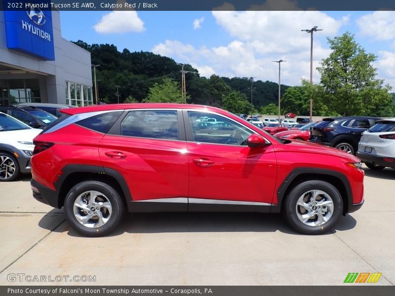 Calypso Red / Black 2022 Hyundai Tucson SE AWD