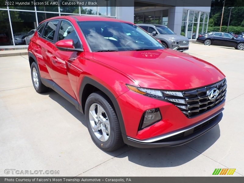 Calypso Red / Black 2022 Hyundai Tucson SE AWD