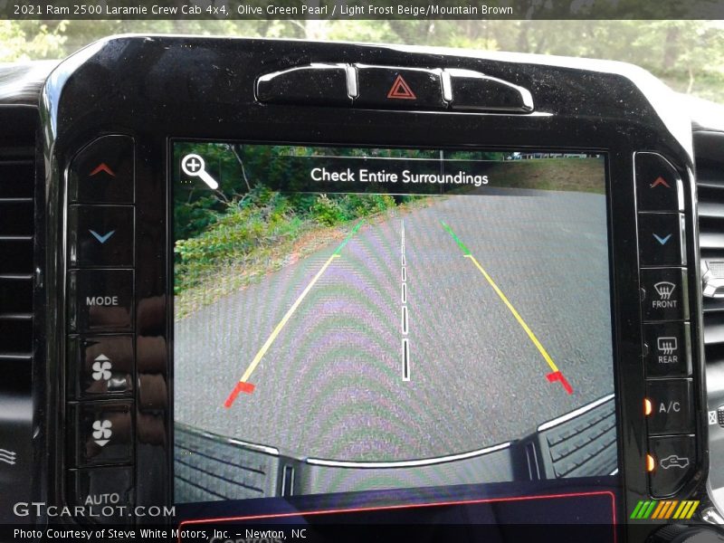 Navigation of 2021 2500 Laramie Crew Cab 4x4