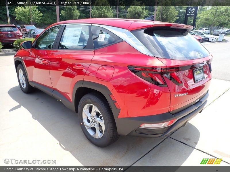 Calypso Red / Black 2022 Hyundai Tucson SE AWD