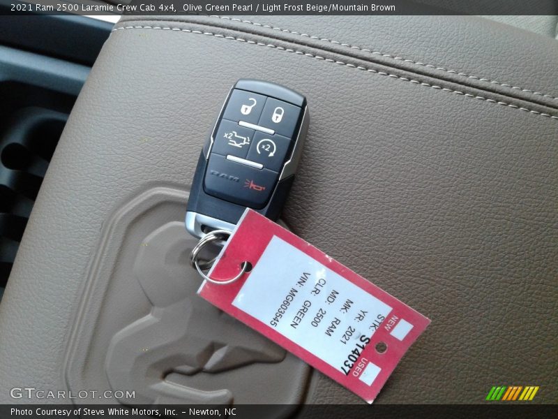 Keys of 2021 2500 Laramie Crew Cab 4x4