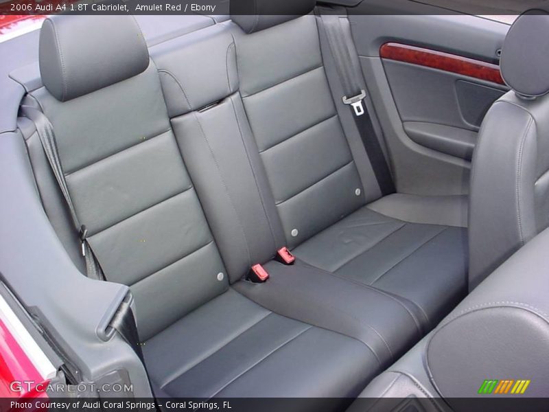 Amulet Red / Ebony 2006 Audi A4 1.8T Cabriolet