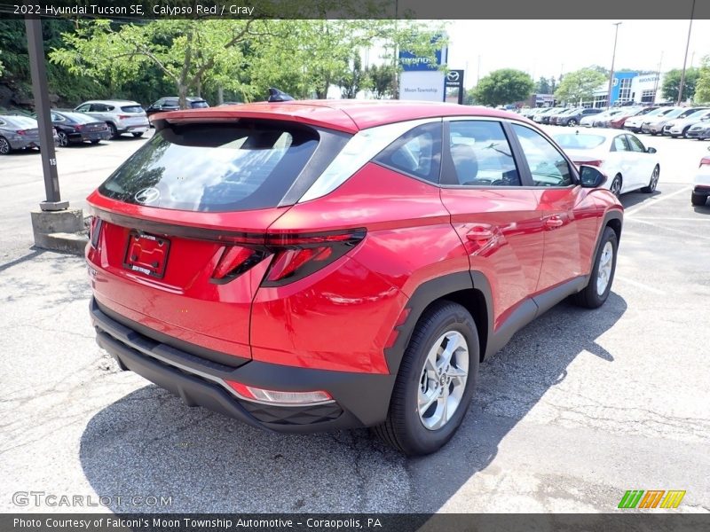 Calypso Red / Gray 2022 Hyundai Tucson SE