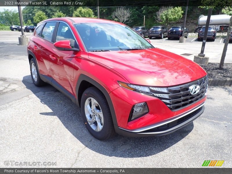 Calypso Red / Gray 2022 Hyundai Tucson SE