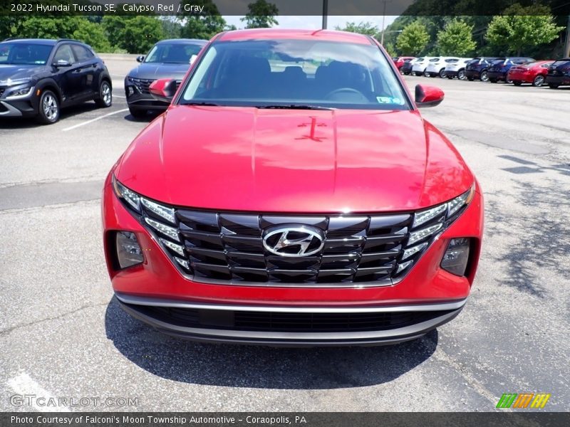 Calypso Red / Gray 2022 Hyundai Tucson SE