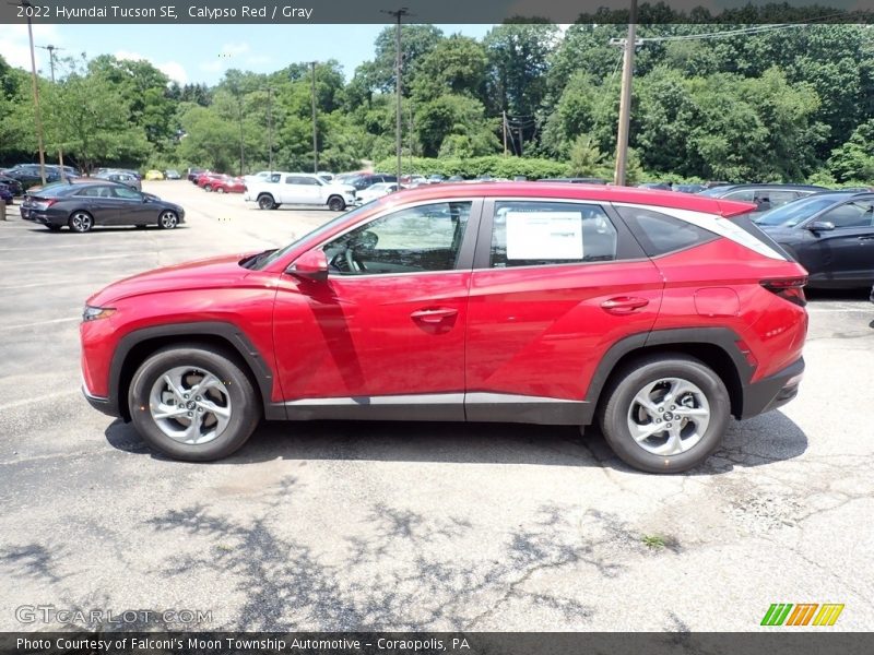 Calypso Red / Gray 2022 Hyundai Tucson SE