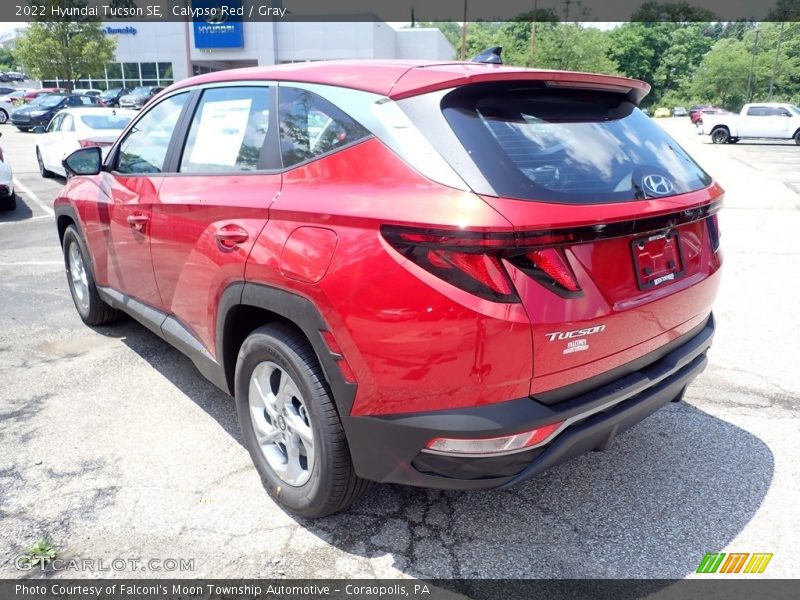Calypso Red / Gray 2022 Hyundai Tucson SE