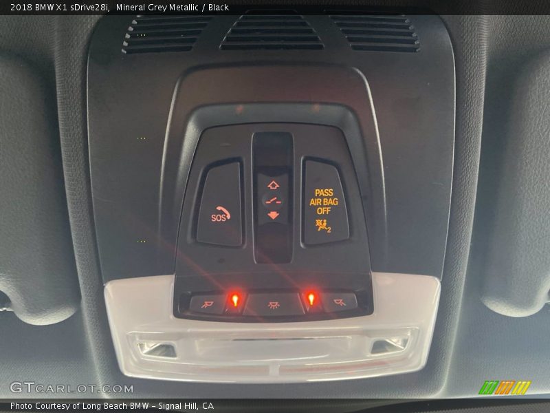 Mineral Grey Metallic / Black 2018 BMW X1 sDrive28i