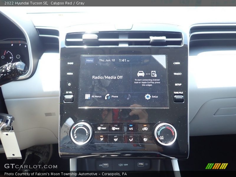 Calypso Red / Gray 2022 Hyundai Tucson SE