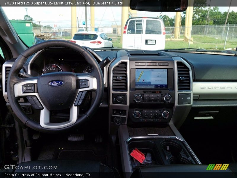 Blue Jeans / Black 2020 Ford F250 Super Duty Lariat Crew Cab 4x4