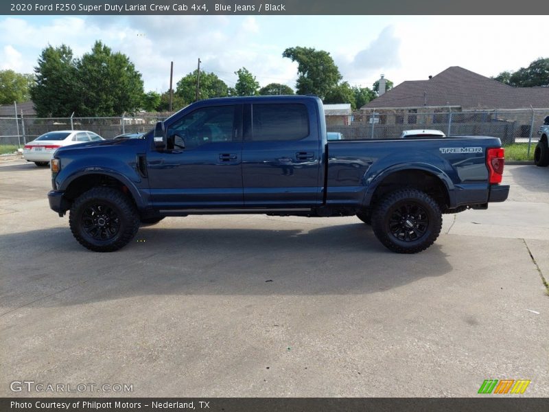 Blue Jeans / Black 2020 Ford F250 Super Duty Lariat Crew Cab 4x4