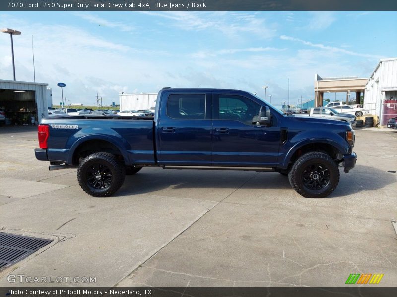 Blue Jeans / Black 2020 Ford F250 Super Duty Lariat Crew Cab 4x4
