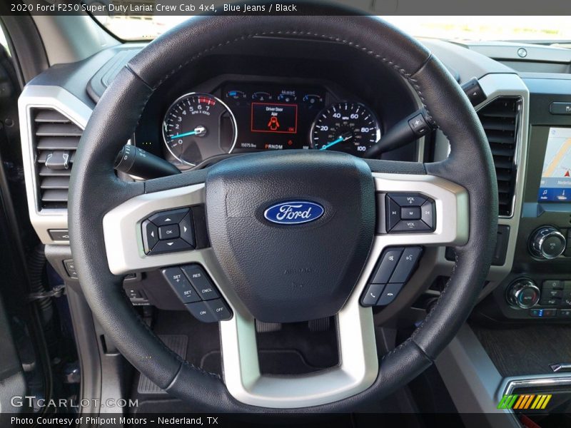 Blue Jeans / Black 2020 Ford F250 Super Duty Lariat Crew Cab 4x4